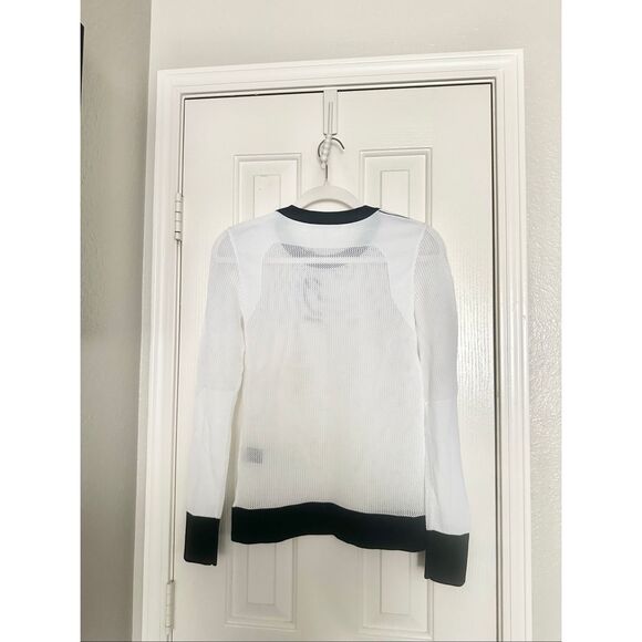 rag & bone / Jean Shea Long-sleeve Mesh Top size XXS - Picture 3 of 11